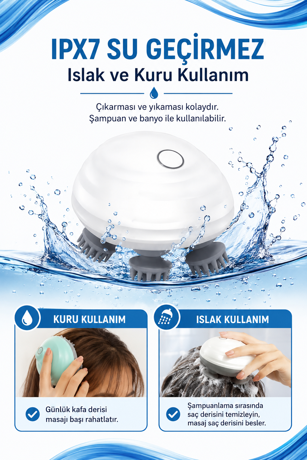 Taşınabilir Şarjlı Masaj Aleti